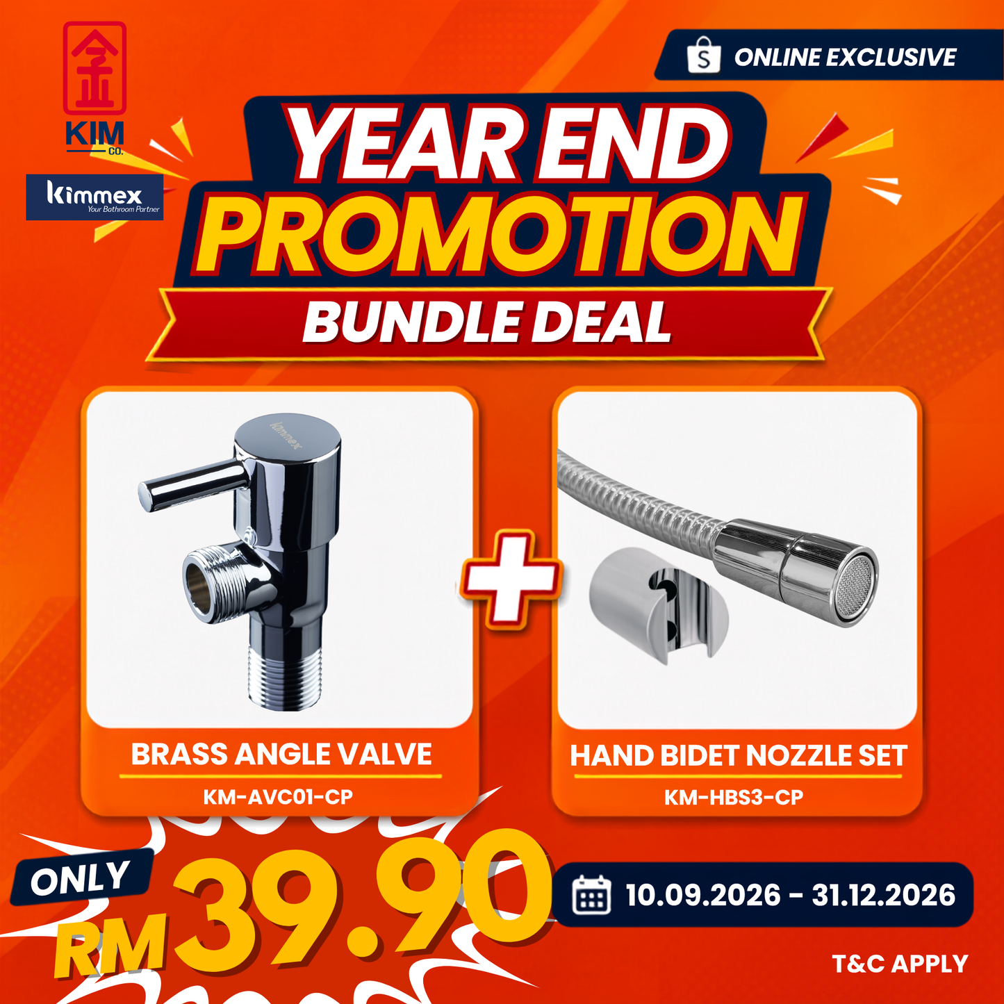 🔥𝐘𝐄𝐀𝐑 𝐄𝐍𝐃 𝐒𝐀𝐋𝐄𝐒🔥- kimmex Bidet Nozzle Set C