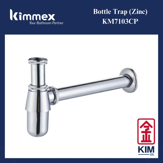 kimmex Zinc Basin Bottle Trap (KM7103CP)