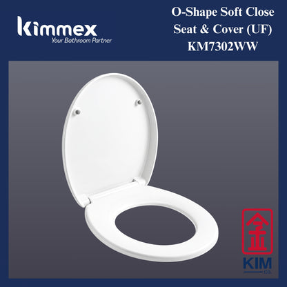 kimmex O-Shape Soft Close Seat & Cover (UF) (KM7302WW)