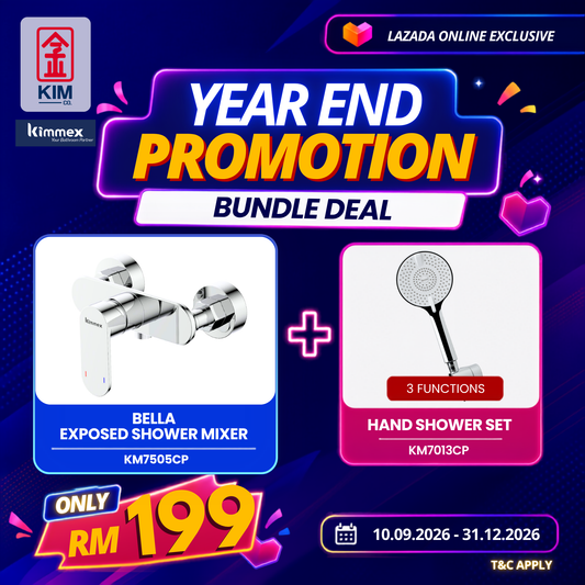 🔥𝐘𝐄𝐀𝐑 𝐄𝐍𝐃 𝐒𝐀𝐋𝐄𝐒🔥- kimmex Bella Exposed Shower & Hand Shower Set