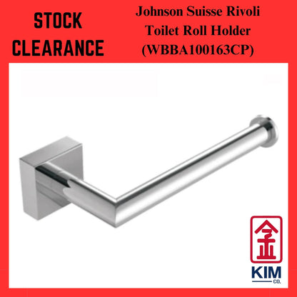 ( Stock Clearance ) Johnson Suisse Rivoli Spare Toilet Roll Holder Without Lid (WBBA100163CP)