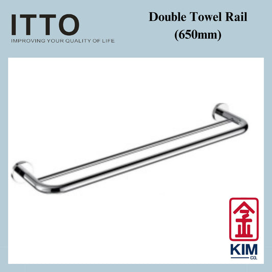 Itto Stainless Steel 304 Double Towel Rail (IT-6902-650 & IT-6902/650/LS)