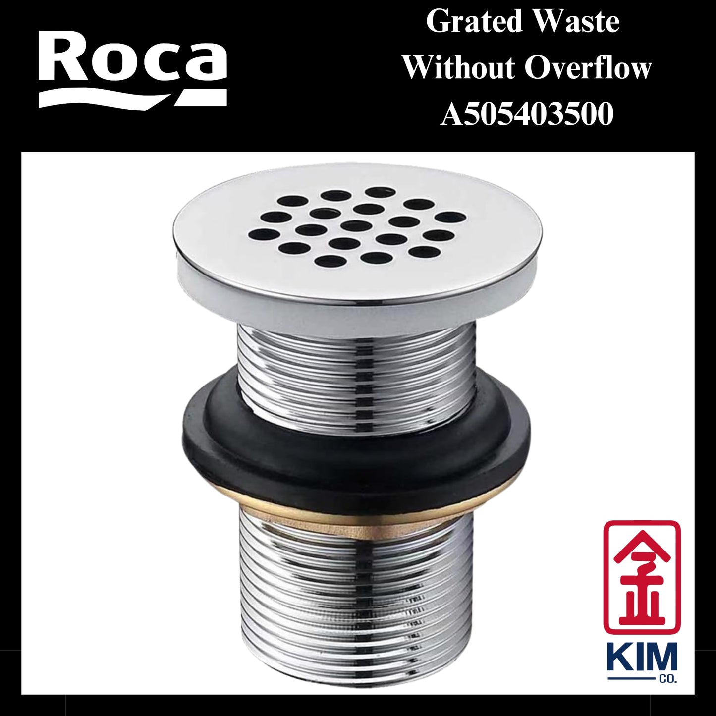Roca Basin Grated Waste Without Overflow (A505403500)