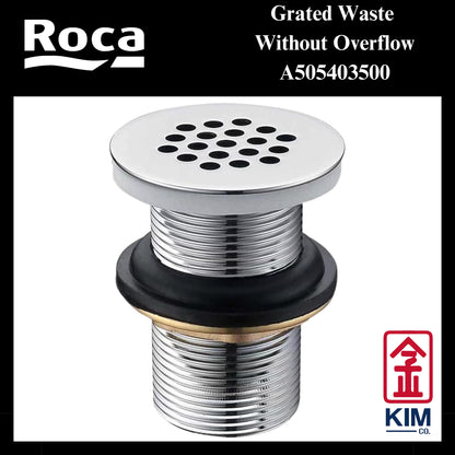 Roca Basin Grated Waste Without Overflow (A505403500)