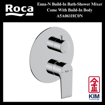 Roca Enna-N Build-In Bath-Shower Mixer (A5A061HC0N)