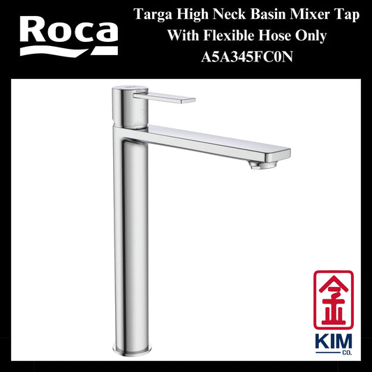 Roca Targa High Neck Basin Mixer (A5A345FC0N)