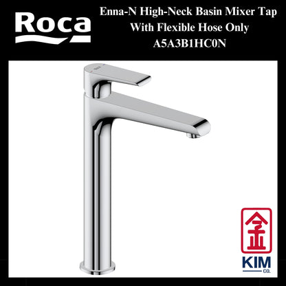 Roca Enna-N High Neck Basin Mixer (A5A3B1HC0N)