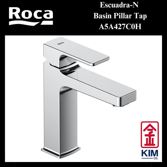 Roca Escuadra-N Basin Pillar Tap (A5A427C0H)