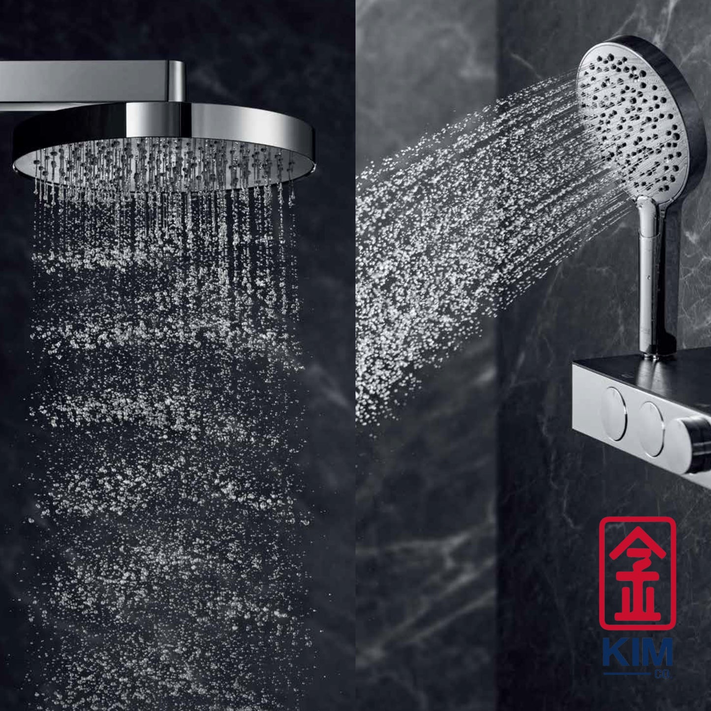 Roca Flow-T Thermostatic 3 Way Exposed Shower Column With Shelf (A5A9A10CON)