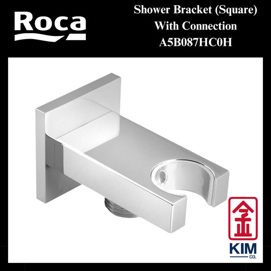 Roca Square Wall Outlet Connection With Fixed Bracket (A5B087HC0H)
