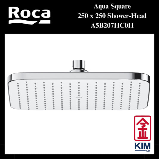 Roca Aqua Square 250mm x 250mm Shower Head (A5B207HC0H)