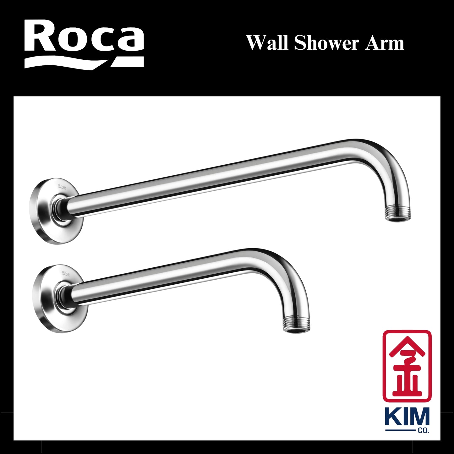 Roca Brass Shower Arm (300mm / 400mm)