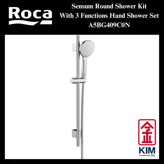 Roca Sensum Round Bering Shower Kit Set (A5BG409C0N)