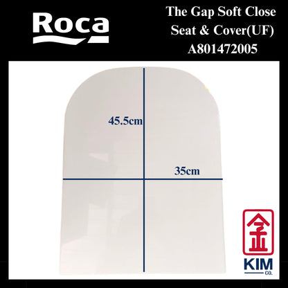 Roca The Gap Soft Close Seat & Cover (UF)(A801472005)