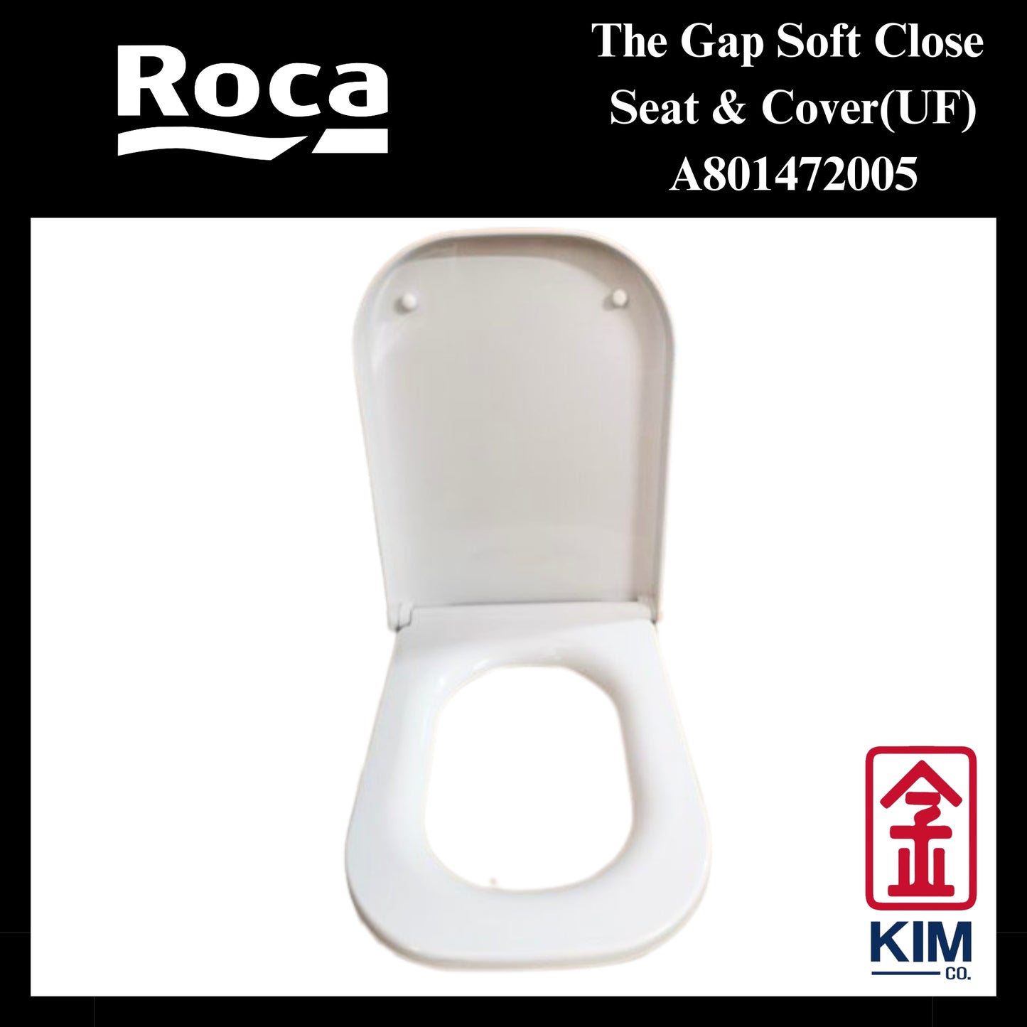 Roca The Gap Soft Close Seat & Cover (UF)(A801472005)