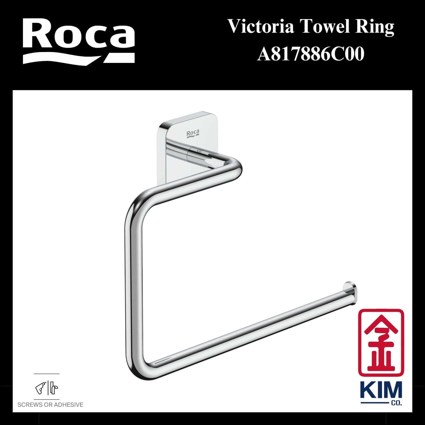 Roca Victoria Towel Ring (A817886C00)
