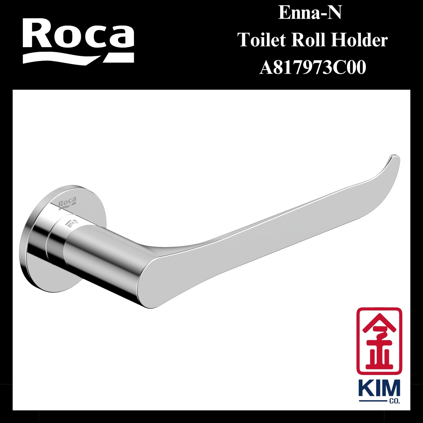 Roca Enna-N Toilet Roll Holder Without Cover (A817973C00)
