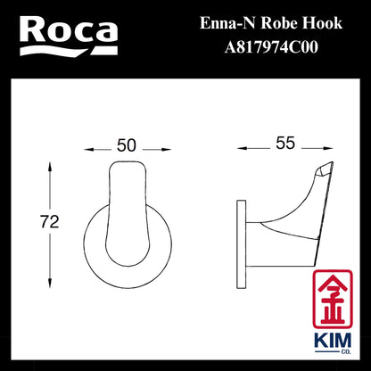 Roca Enna-N Robe Hook (A817974C00)