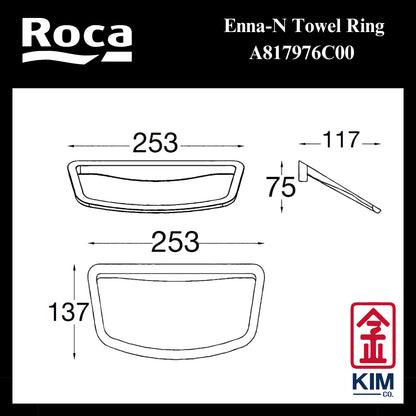 Roca Enna-N Towel Ring (A817976C00)