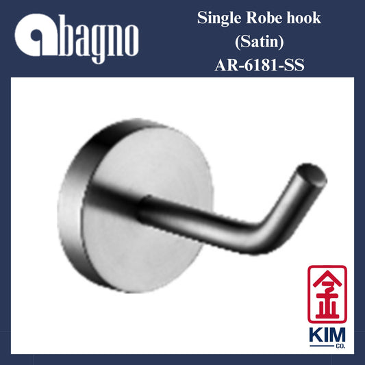 Abagno Stainless Steel 304 Robe Hook (AR-6181-SS)