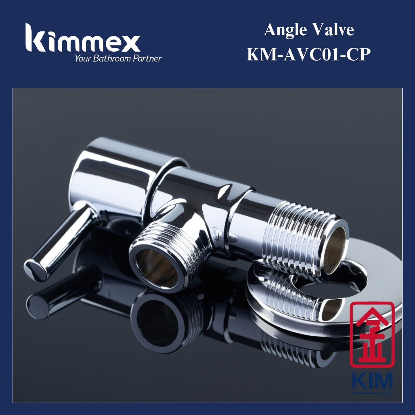 kimmex Lever Handle Angle Valve (KM-AVC01-CP)