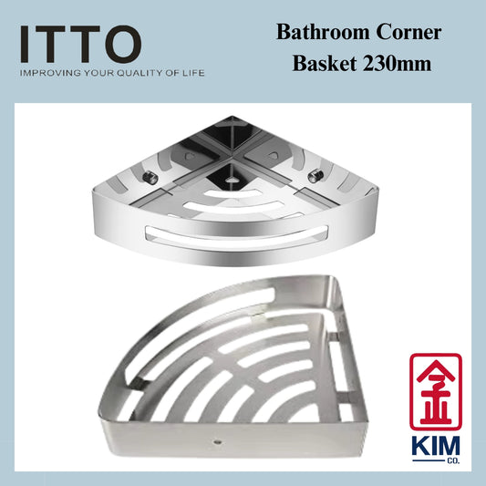 Itto Stainless Steel 304 Corner Basket (230mm)