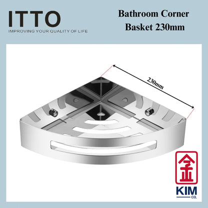 Itto Stainless Steel 304 Corner Basket (230mm)