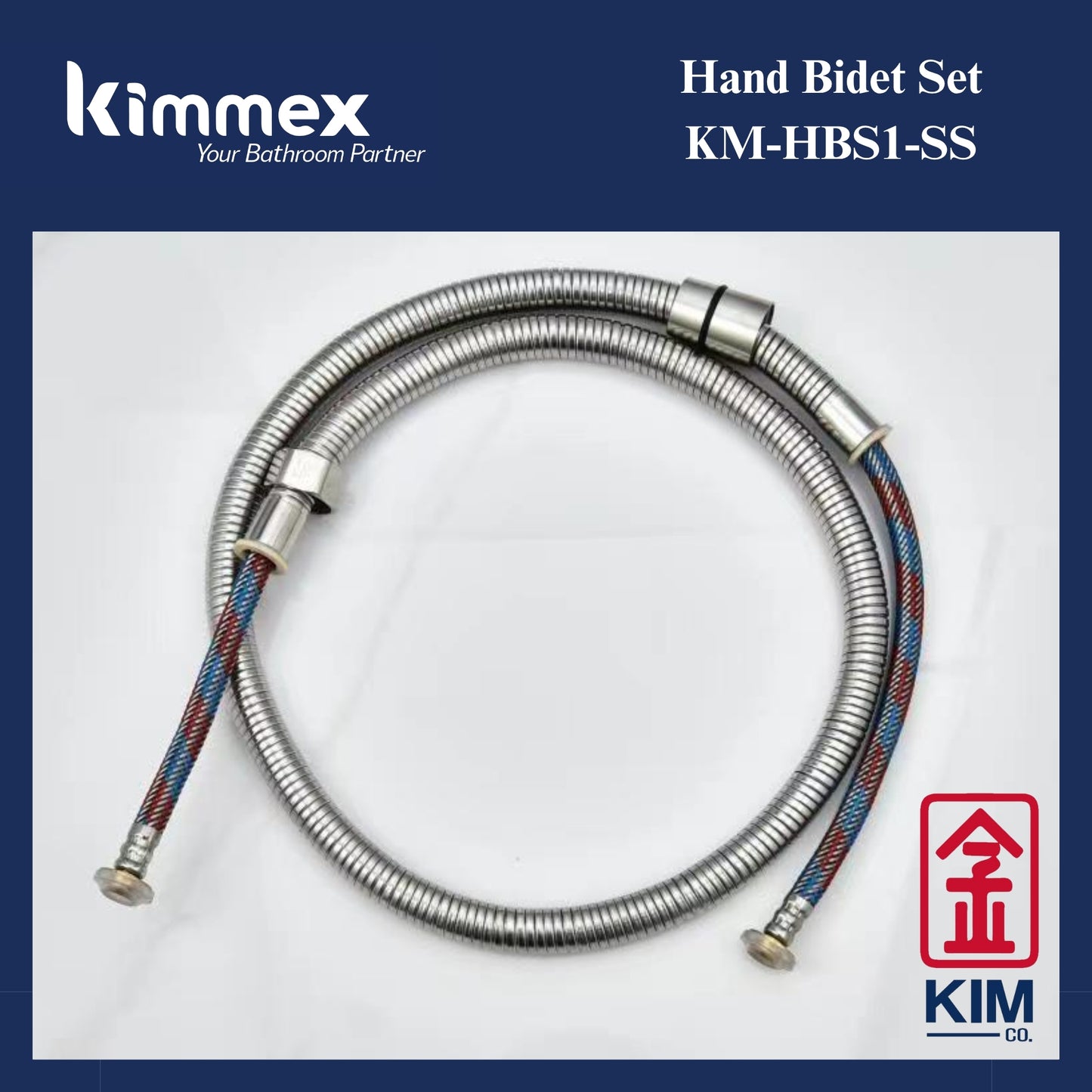 🔥𝐘𝐄𝐀𝐑 𝐄𝐍𝐃 𝐒𝐀𝐋𝐄𝐒🔥- kimmex Stainless Steel 304 Hand Bidet Spray Set (2 Set)