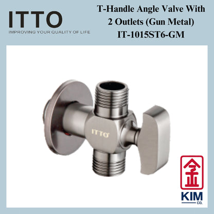 Itto Ball Valve Type Angle Valve With 2 Outlets (IT-1015ST6)