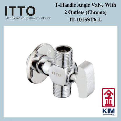 Itto Ball Valve Type Angle Valve With 2 Outlets (IT-1015ST6)