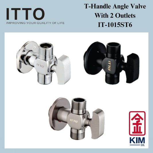 Itto Ball Valve Type Angle Valve With 2 Outlets (IT-1015ST6)