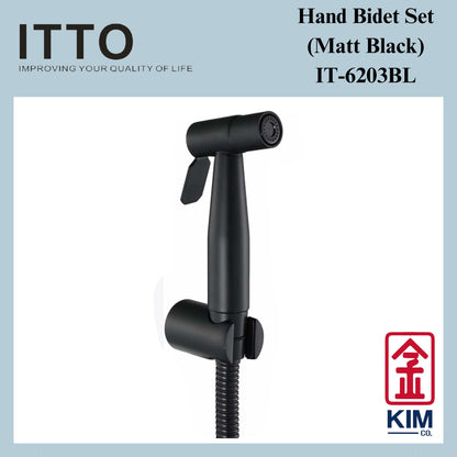 Itto SUS304 Hand Bidet Spray Set Cw 1.2m Bidet Hose & Wall Bracket