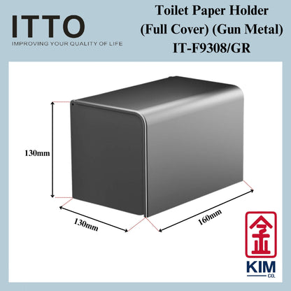 Itto Stainless Steel Toilet Roll Holder With Full Cover