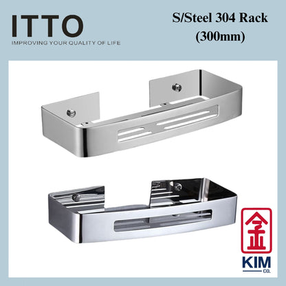 Itto Stainless Steel 304 Bathroom Rack 300mm