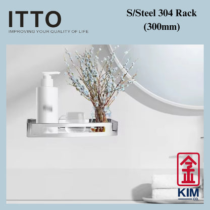 Itto Stainless Steel 304 Bathroom Rack 300mm