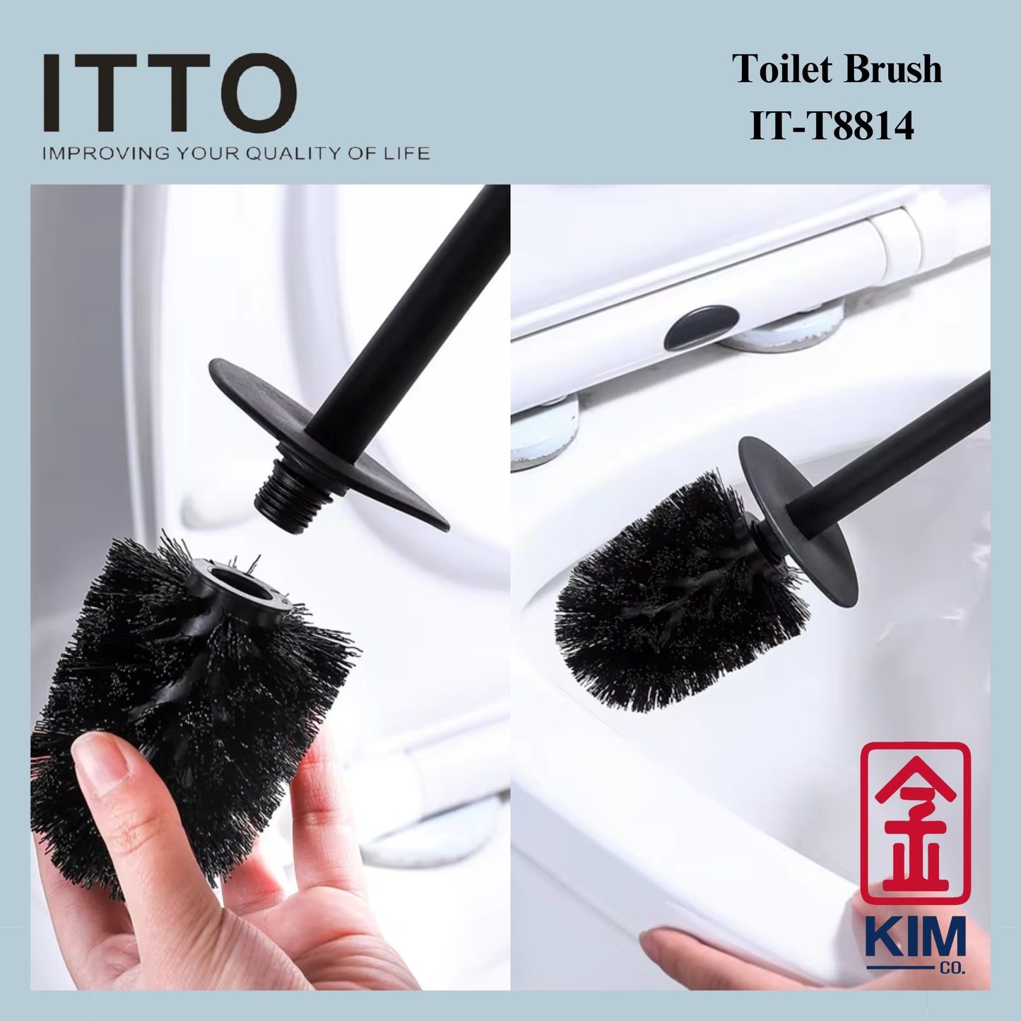 Itto Stainless Steel Toilet Brush (IT-T8814)