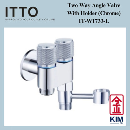 Itto Stainless Steel 304 Two Way Angle Valve With Holder (IT-W1733)