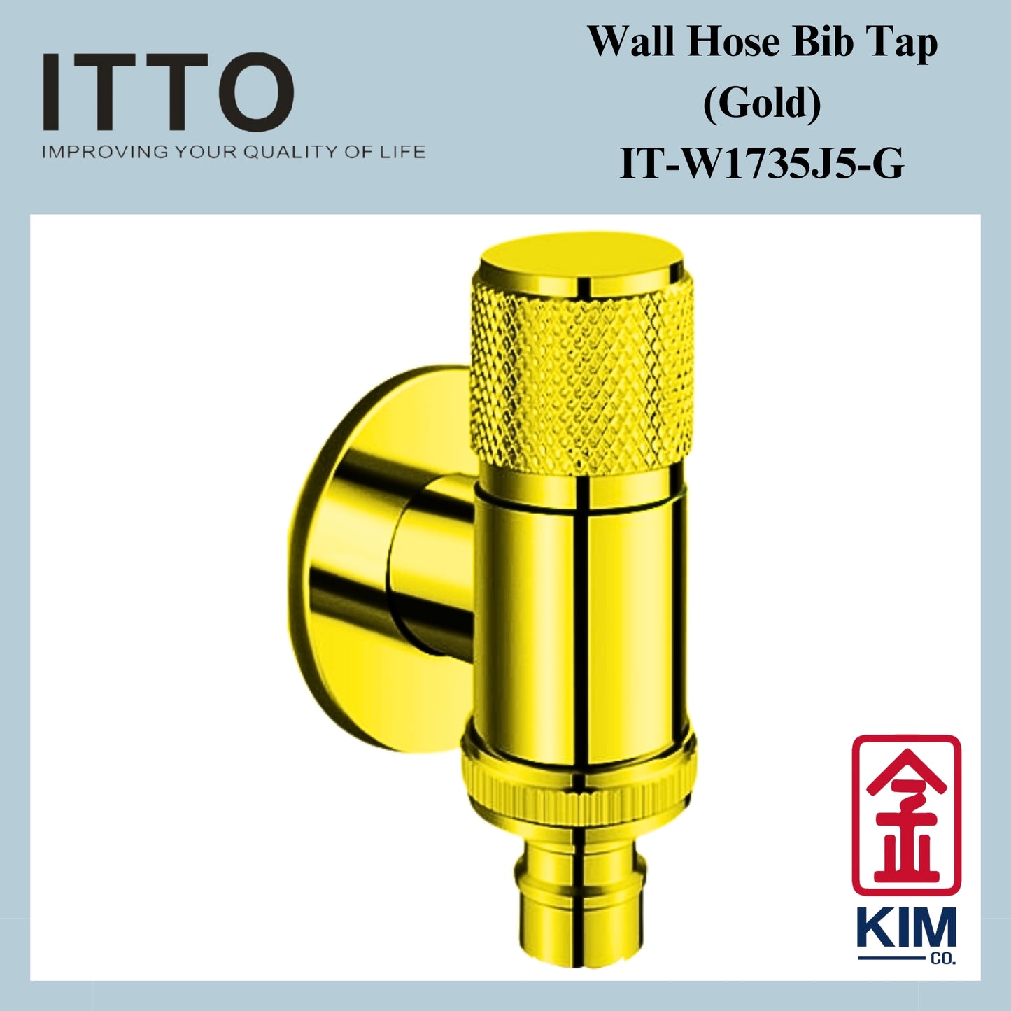 Itto Stainless Steel 304 Wall Hose Bib Tap (IT-W1735J5)