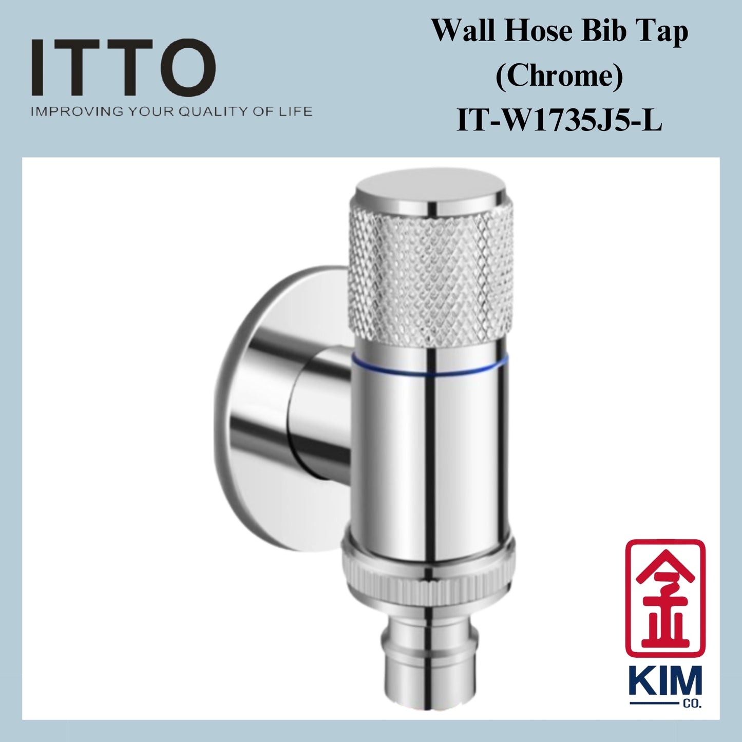 Itto Stainless Steel 304 Wall Hose Bib Tap (IT-W1735J5)