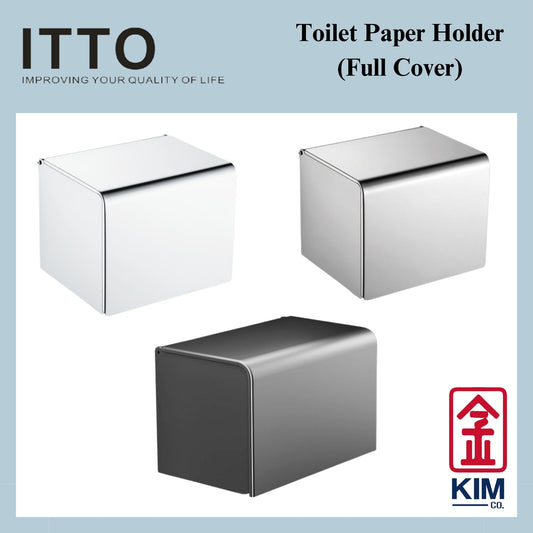 Itto Stainless Steel Toilet Roll Holder With Full Cover