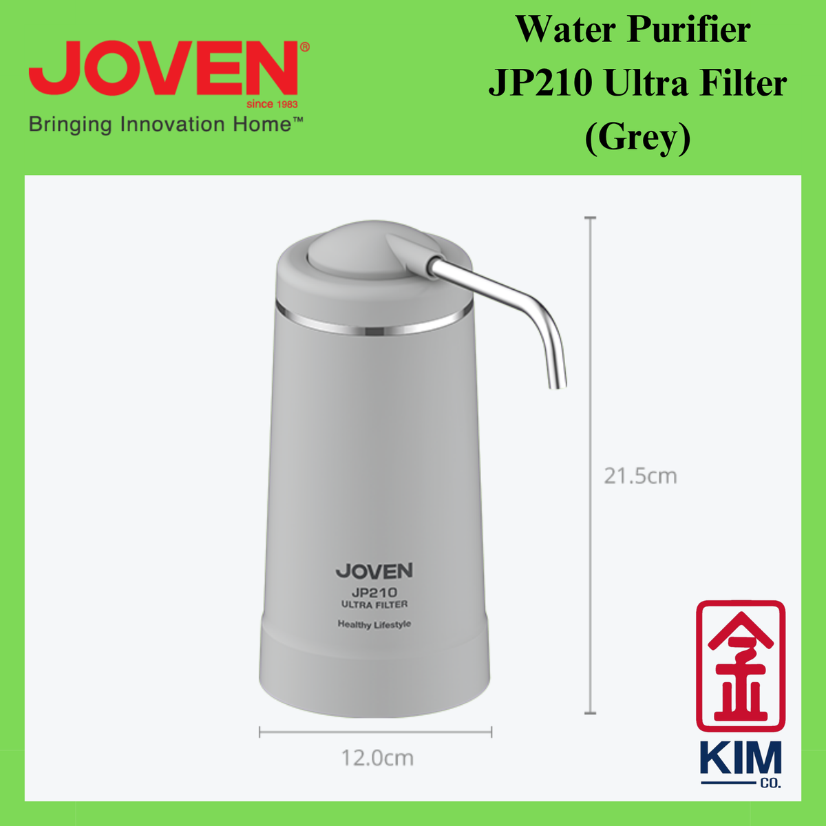 Joven JP210 Water Purifier Ultra Filter (Grey)