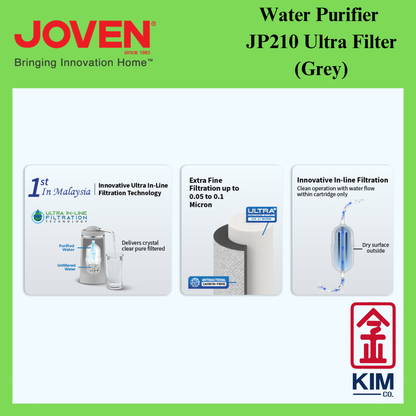 Joven JP210 Water Purifier Ultra Filter (Grey)