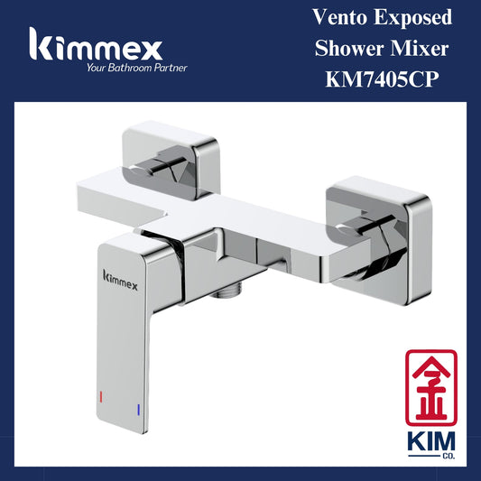 kimmex Vento Exposed Shower Mixer Without Shower Kit (KM7405CP)