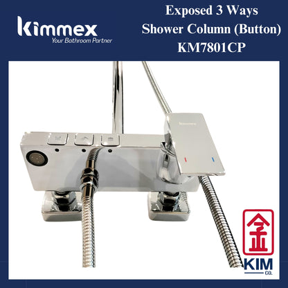 🔥𝐘𝐄𝐀𝐑 𝐄𝐍𝐃 𝐒𝐀𝐋𝐄𝐒🔥- kimmex Brass Chrome Shower Set (2 Set)