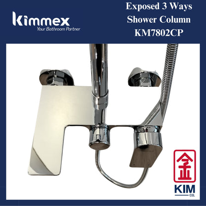 kimmex 3 Ways Shower Column Set (KM7802CP)