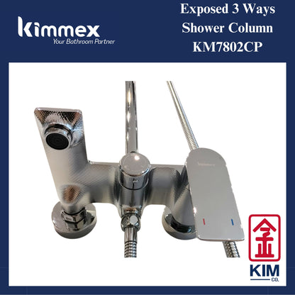 kimmex 3 Ways Shower Column Set (KM7802CP)