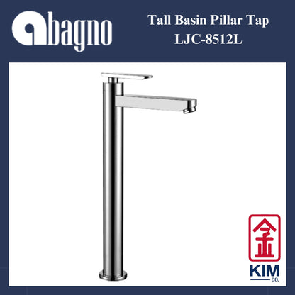 Abagno Tall Basin Pillar Tap (LJC-8512L)