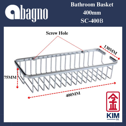 Abagno Bathroom Basket 400mm (SC-400B)