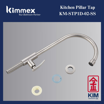 kimmex Deck Mounted Kitchen Sink Tap (KM-STP1D-02-SS)