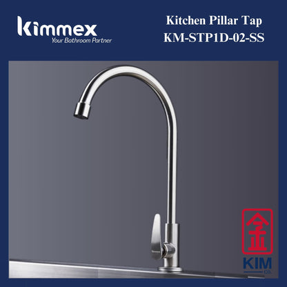 kimmex Deck Mounted Kitchen Sink Tap (KM-STP1D-02-SS)